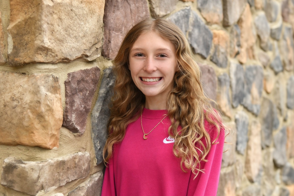 female patient smiling