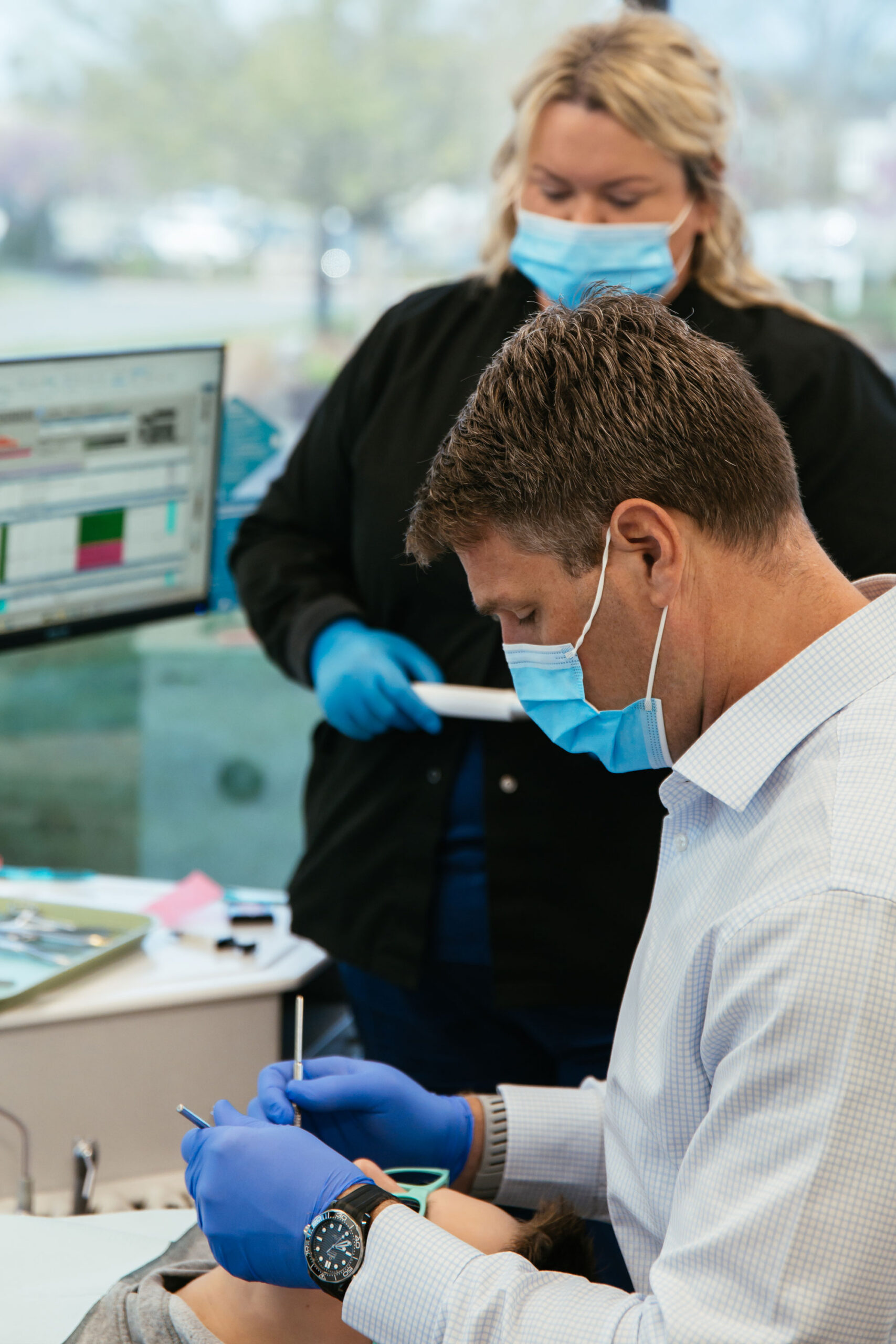 Overjet Treatment in Richmond, VA for Kids, Teens, and Adults 3 Dr. Kevin Bibona performing overjet treatment in Richmond at Richmond Pediatric Dentistry and Orthodontics in Richmond, VA